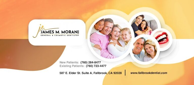 Dentist Fallbrook CA James M. Moran DDS cover 768x337