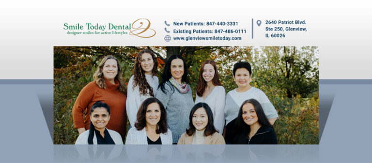 Dentist Glenview IL Smile Today Dental Dr. Evelyn Kidonakis cover 2 768x337
