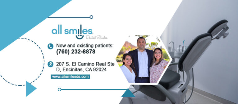 Dentist Encinitas CA All Smiles Dental Studio Dr. Ali Shahrokh cover 768x337