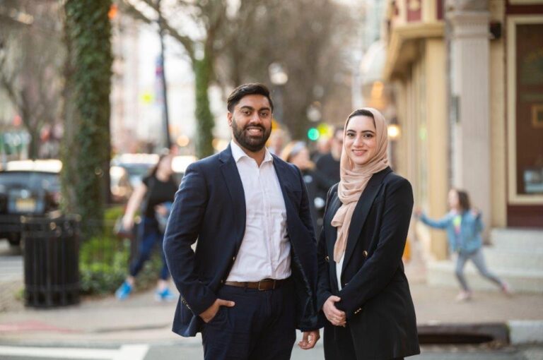 Florham Park dentists Dr. Uddin and Dr. Khan at Florham Park Smile Lounge 768x510