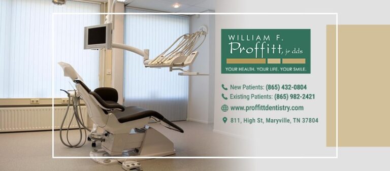 Dentist Maryville TN Proffitt Dentistry Dr. William Proffitt cver 768x337