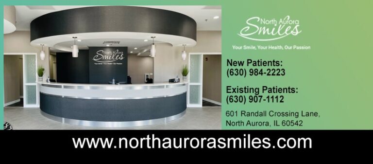 Dentist North Aurora IL North Aurora Smiles Dr. Hammad Aziz cover 768x337