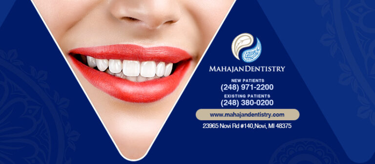 Mahajan Dentistry Dr. Rekha M. Mahajan Dentist Novi MI cover 1 768x337