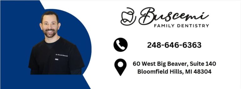 Dentist Bloomfield Hills 768x284