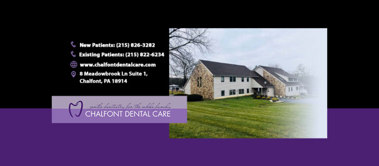 Dentist Chalfont PA Chalfont Dental Care Dr. Varvara Clark COVER 1 768x337