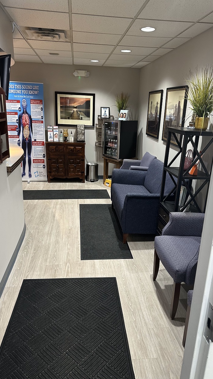 Waiting area at Innovative Dental Ideas James E Butler DMD Fellow IAMDI Hilliard OH