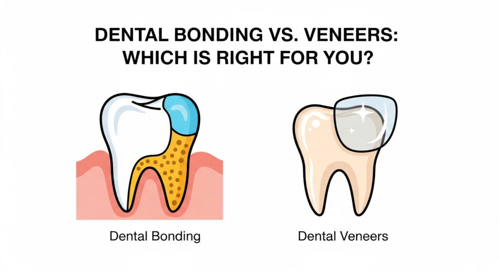 Dental Bonding vs. Veneers