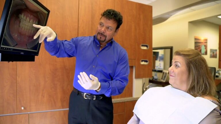 Milwaukee dentist Dr Cigno explaining the advantages of Fastbraces to orthodontic patient at Cigno Family Dental 768x432