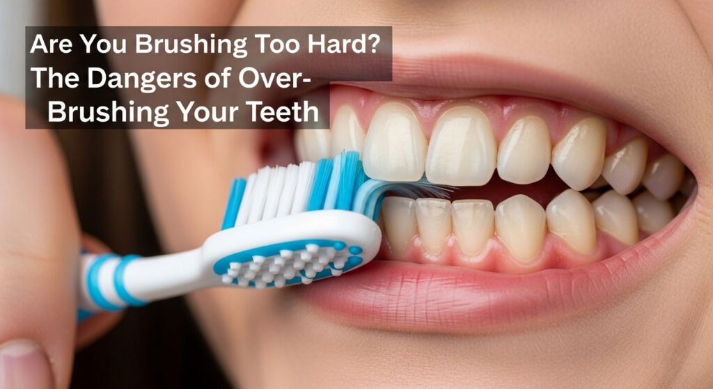 Are You Brushing Too Hard? The Dangers of Over-Brushing Your Teeth