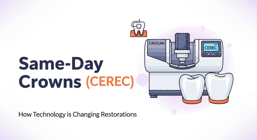 Same-Day Crowns (CEREC): How Technology is Changing Restorations