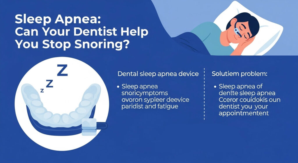 Sleep Apnea: Can Your Dentist Help You Stop Snoring?