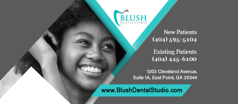 Dentist East Point GA BLUSH Dental Studio Dr. Kisha Carter11 768x337