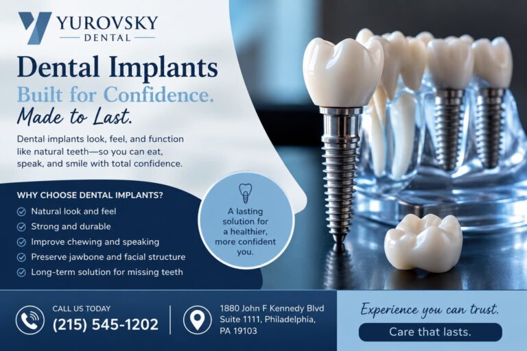 Dental Implants Philadelphia www.yurovskydental.com  768x512