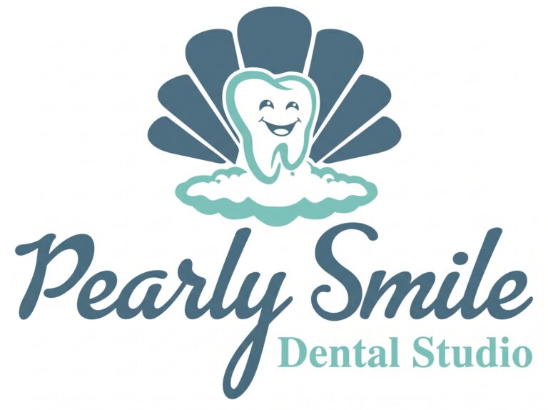 Pearly Smile Dental Studio logo 768x574